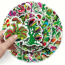 STICKERS PLANTAS CARNIVORAS