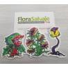 STICKERS PLANTAS CARNIVORAS x 3 UNIDADES